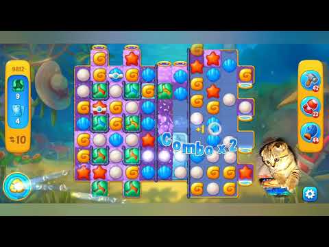 Fishdom 2022, no Boosters,   9812     level  -  прохождение без бустеров,   9812   уровень.