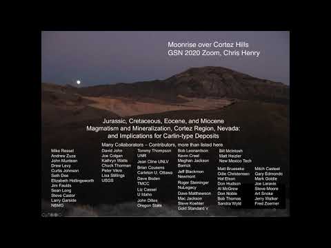 Jurassic, Cretaceous, Eocene, and Miocene Magmatism & Mineralization: Cortez, Nevada-Chris Henry-UNR