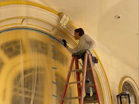 Coating of a luxury villa