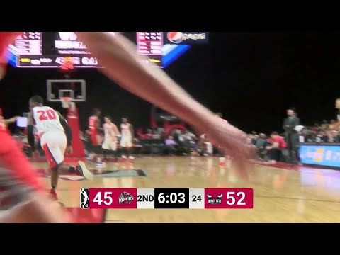 Kay Felder rattles the rim on the finish!