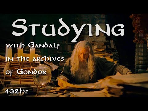 MIDDLE EARTH MUSICAL SOUND  |  Studying With Gandalf | 432Hz