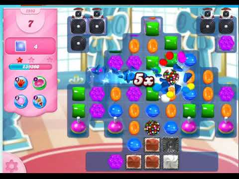 Candy Crush Saga Level 2990 no boosters