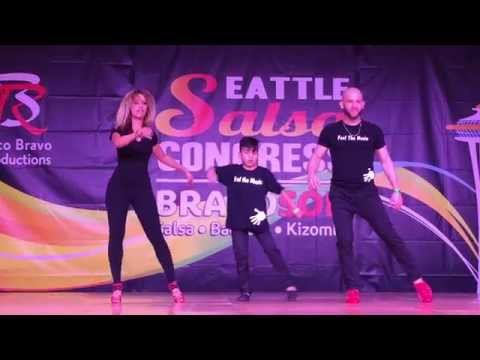 ATACA + LA ALEMANA + DEYMIAN = LOCO DE AMOR BACHATA DANCE @SEATTLE SALSA CONGRESS 2015