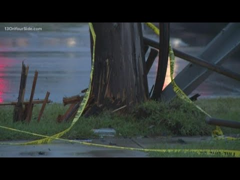 Police chase ends in crash on 28th Street