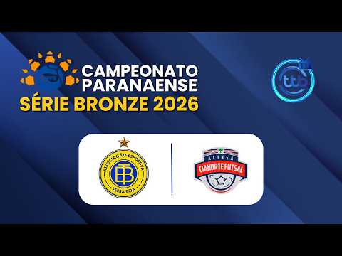 TERRA BOA FUTSAL x CIANORTE | 14ª RODADA PARANAENSE SÉRIE BRONZE 2026