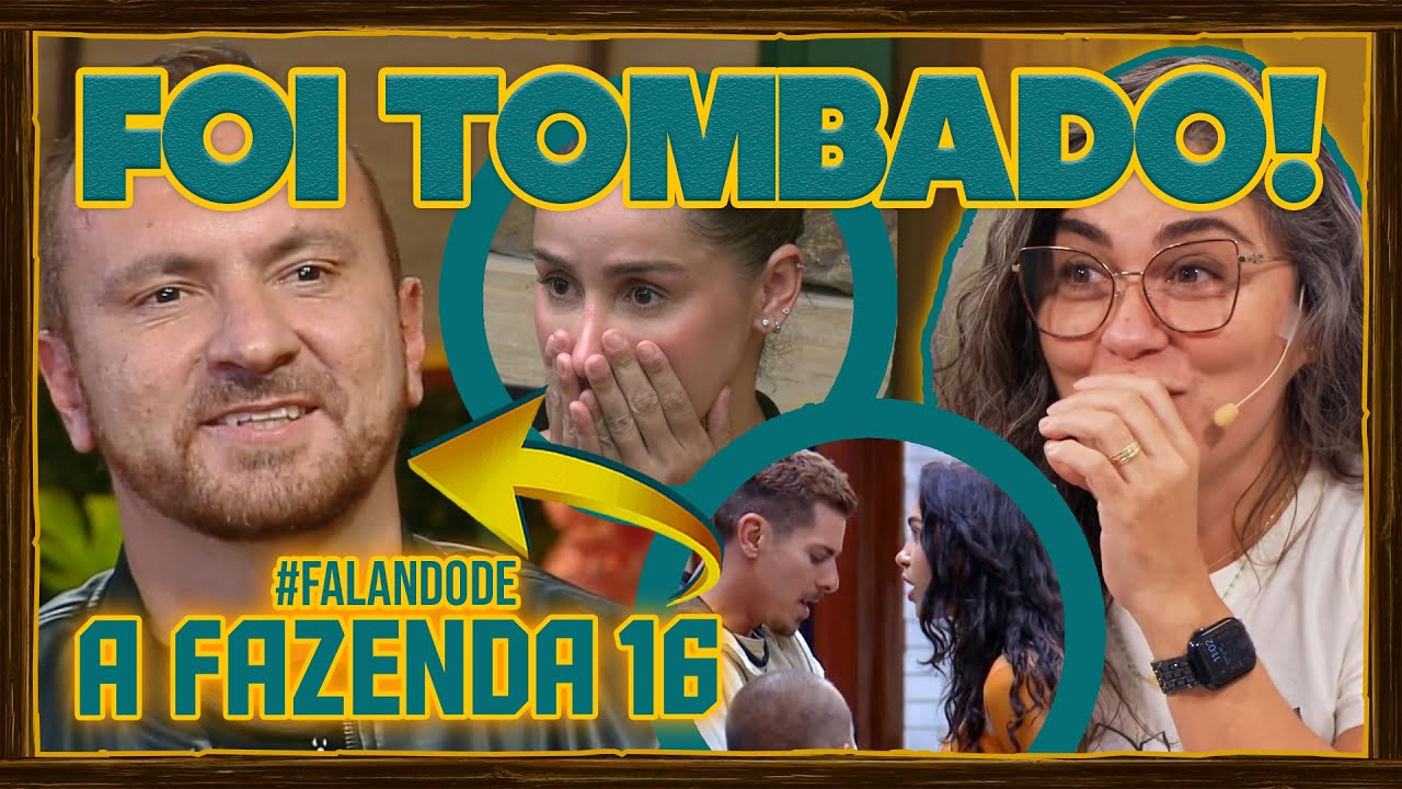 🔴AFazenda16: Tombou! Love é eliminado; Sidney e Gizelly vão pra cima de Sacha; Babi desaba!