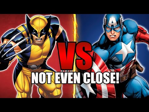 Why Captain America VS Wolverine Has Never Been Close!