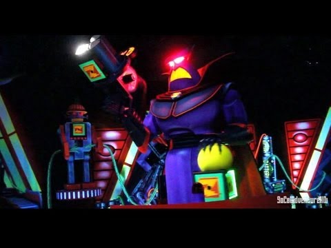 [HD] Buzz Lightyear Astro Blaster Ride-Through HD POV - Disneyland