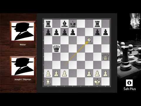 Joseph L Shipman vs Weber * Poučna šahovska partija na Šah Plus kanalu *