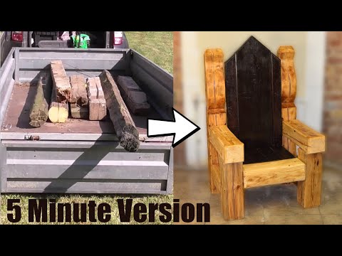 Making a Throne Chair in 5 minutes