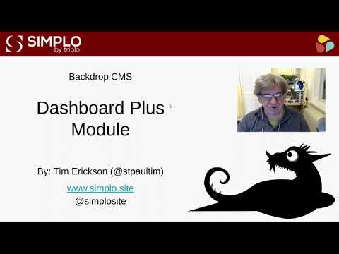 Backdrop CMS Modules: Dashboard Plus
