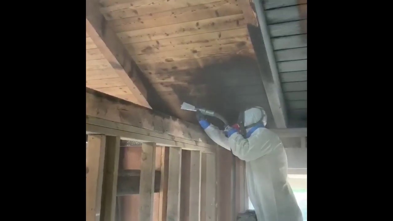 Soda Blasting Fire Damage