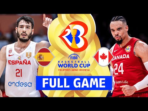 Spain v Canada | Full Basketball Game | FIBA Basketball World Cup 2023