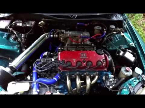 WPN R Secret Weapon cold air intake in '95 Honda Del Sol Si