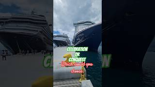 Carnival lovers.  Which are you sailing on? #carnivalcruise #cruiseship #travel #celebrationkey #wow