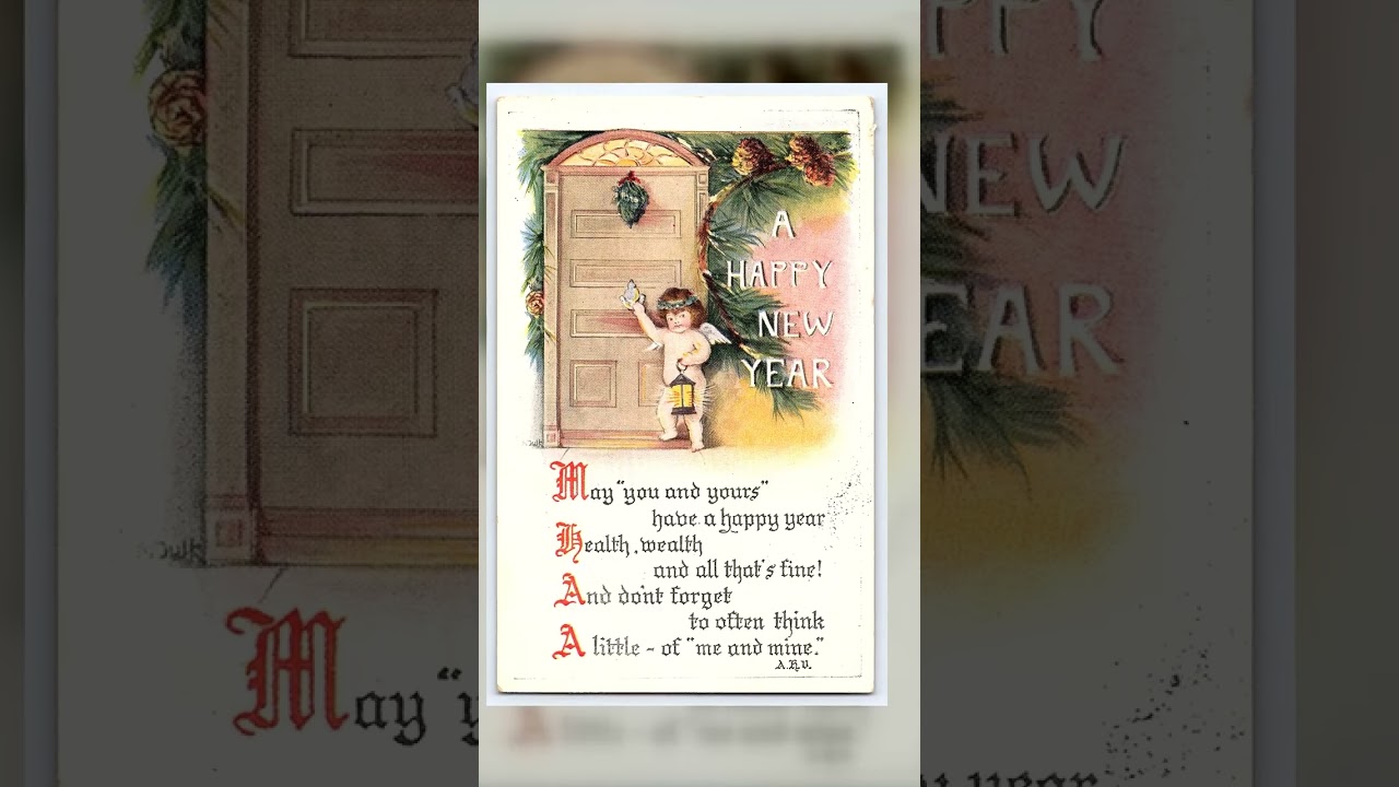 Lakeside Perfection Co. Divided Back New Year Postcard, 1909 Video