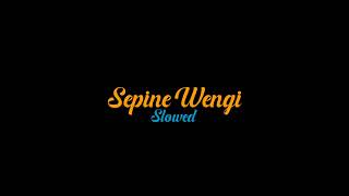 Download lagu SEPINE WENGI Slowed mp3