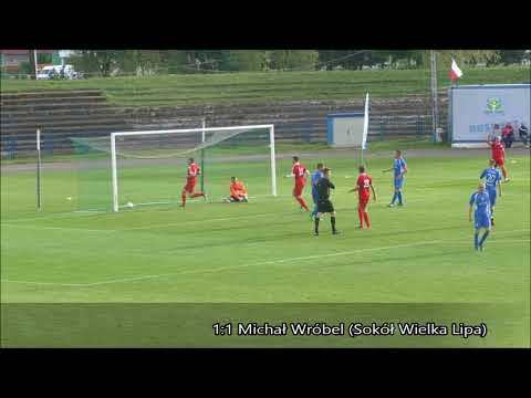 Górnik Wałbrzych -  Sokół Wielka Lipa - WIDEO - skrót meczu