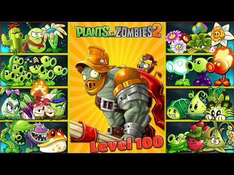 PvZ 2 Random Team Plants Vs Gladiator Gargantuar Zombie LEVEL 10