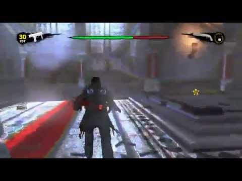 Battling the Sangria demon in NeverDead