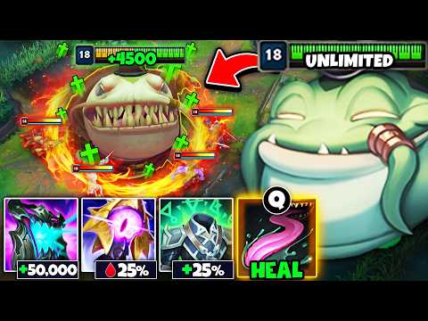 This broken Tahm Kench build gives you UNLIMITED healing... (YOU LITERALLY CAN'T DIE)
