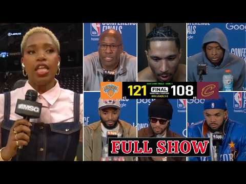 FULL Knicks POSTGAME INTERVIEW & ANALYSIS vs. Cavs in Gm 3 | Monica, Brown, Hart, KAT, OG & Brunson