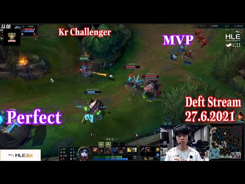 HLE Deft Stream - MVP Tristana in Kr Challenger #lol98