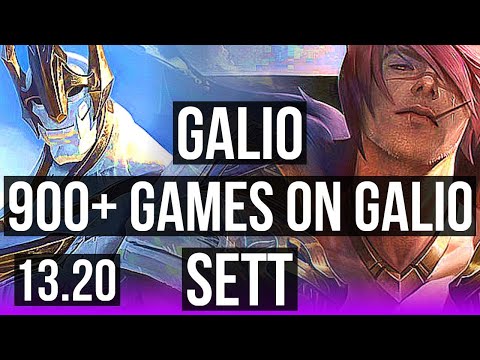 GALIO & Ez vs SETT & Ziggs (SUP) | 2/1/10, 900+ games, 1.5M mastery | KR Grandmaster | 13.20