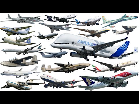 PESAWAT TERBESAR di dunia | Antonov, Airbus, Lockheed Martin, Boeing, Kawasaki - Kendaraan Udara ...