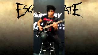 Kevin Thrasher Playing Live Fast, Die Beautiful [Escape the Fate]