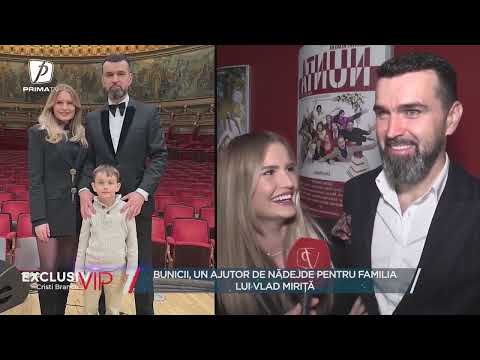 Vlad Miriță, apariție rară la brațul soției