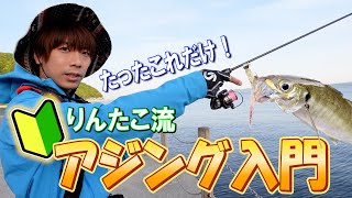 アジング初心者必見!最も分かりやすい鯵の釣り方講座【プロ直伝】