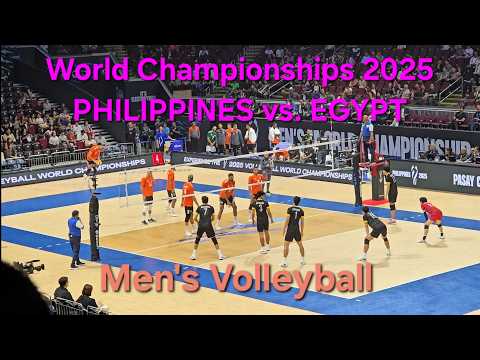 Philippines vs. Egypt, World Championship 2025, Men's Volleyball, Preliminary Round, Sept 16, 2025
