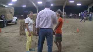 preview picture of video 'El Dorado Country Fair 2013 Hay Bucking Contest!'