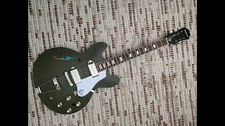 Video thumbnail for Epiphone Casino Worn Olive Drab - Coolest Epi Casino yet? by MarcusDluxe