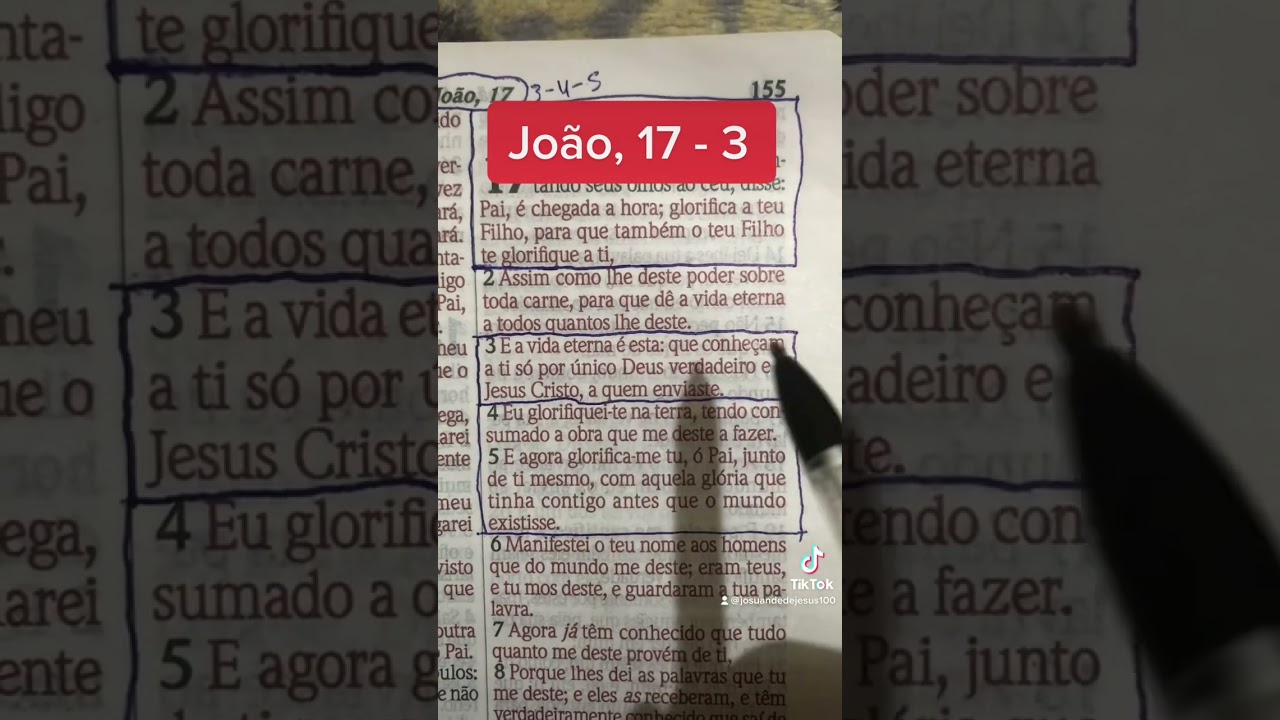 E A VIDA ETERNA É ESTA #palavradedeus #tutorial #versículo #bíblia #fé #deus