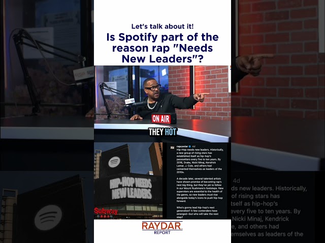 Spotify Says Rap Needs New Leaders?