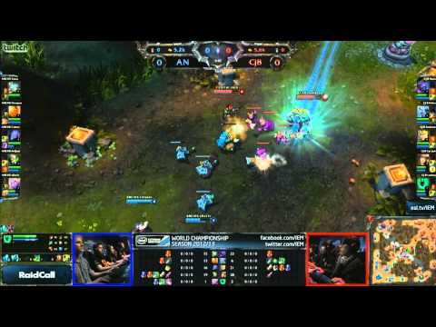 ANEXIS vs CJ Entus Blaze Quarterfinal game 1 IEM World Championship 2013 FULL GAME