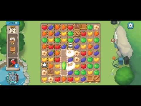 [Gameplay] We Bare Bears Match3 - Level 123 (No Boosters)