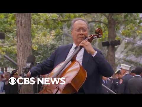 Watch: Yo-Yo Ma performs Bach at 9/11 ceremony in NYC as names of victims are read