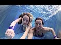 Carla Underwater Swimming With My Mom With Snow Around