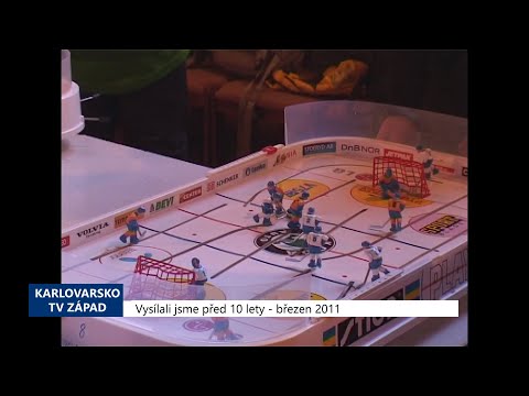 2011 – Cheb: Hrál se Český pohár ve STIGA (4320) (TV Západ)