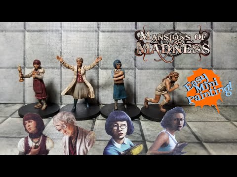 Female Investigators (Agatha, Minh, Rita, Wendy) (Mansions of Madness 2nd Edition)