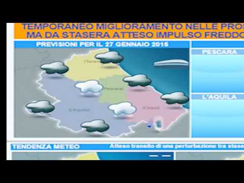 ONDA TG 27.01.2015 - MALTEMPO  I GIORNI DELLA MERLA