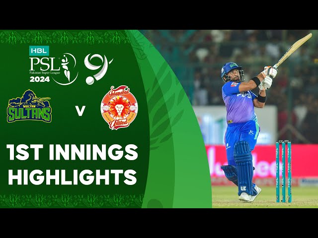 1st Innings Highlights | Multan Sultans vs Islamabad United | Match 34 | Final | HBL PSL 9 | M1Z2U