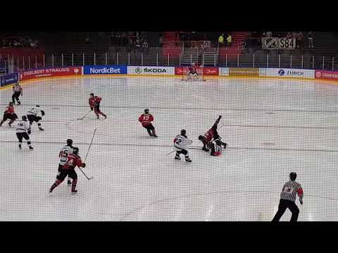 Goal! 2-0. Ice hockey Gothenburg. Frölunda Indians - Les Rapaces de Gap