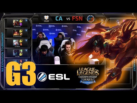 Curse Academy vs Team Fusion | Game 3 Round 2 NA LCS Expansion Tournament | CA vs FSN G3 60FPS