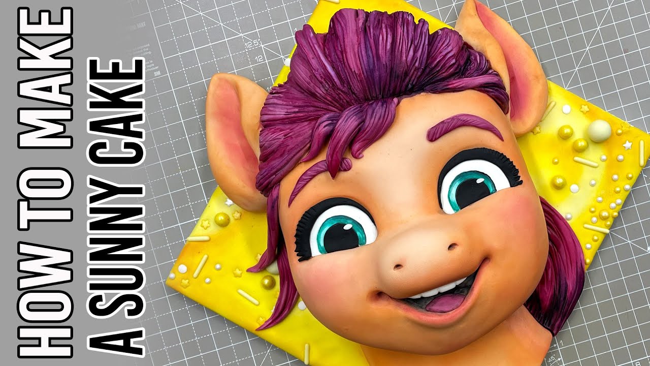 How To Make A My Little Pony Sunny Birthday Cake Cooking Videos