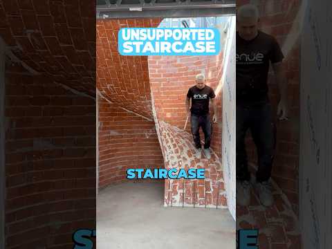 Treppe ohne Bodenstütze