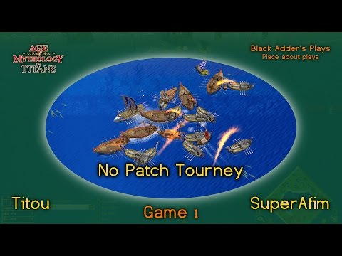No Patch Tourney, R1 - Titou vs. SuperAfim, Game 1 - Oranos vs. Isis on Medit - Age of Mythology: TT